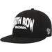 Men's Black Death Row Records Paisley Fitted Hat