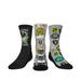 Youth Rock Em Socks TMNT Christmas Day x Las Vegas Raiders Three-Pack Crew Sock Set