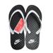 Nike Shoes | Nike On Deck Black And White Flip Flops Men's Size 12 Women's 13 | Color: Black/White | Size: 12