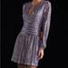 Anthropologie Dresses | Nwt By Anthropologie Sequin Dress | Color: Purple | Size: 4