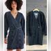 Anthropologie Dresses | $280 Etica Anthropologie Mira Denim Balloon Sleeve Wrap Mini Dress S | Color: Black/Blue | Size: S