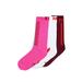 Adidas Accessories | Adidas Ivy Park Socks Pink Cherry Wood White Size Small 3 Pack | Color: Pink/White | Size: Os