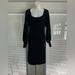 Nine West Dresses | Nwt Nine West, Black Metallic Silver Sweater Dress Size Xxl | Color: Black/Silver | Size: Xxl
