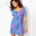 Lilly Pulitzer Dresses | Nwt Lilly Pulitzer Delaney Knit Dress Blue Orchid 12 | Color: Blue/Pink | Size: 12