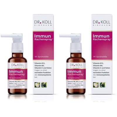 2x Immun Rachenspray Dr.Koll Gemmo Komplex Vit.B6 B12 2x20 ml Spray Image