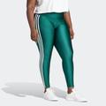 Leggings ADIDAS ORIGINALS "3 S LEGGINGS" Gr. 1X (46/48), N-Gr, grün (collegiate green) Damen Hosen Leggings