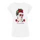 T-Shirt MERCHCODE "Merchcode Damen Ladies Frida Kahlo - Dia de los muertos T-Shirt" Gr. XXL, weiß (white) Herren Shirts T-Shirts