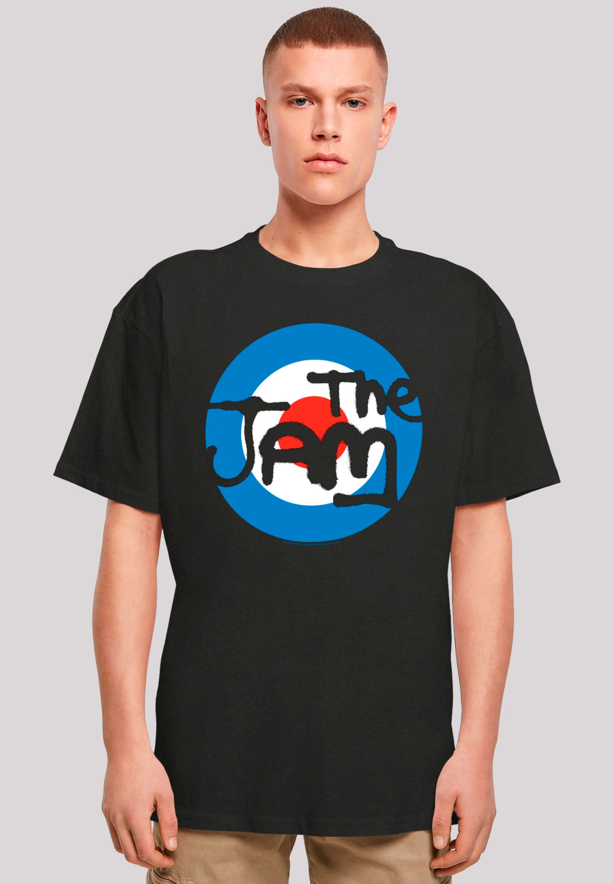 T-Shirt F4NT4STIC "The Jam Band Classic Logo", Herren, Gr. XXL, schwarz, Obermaterial: 100% Baumwolle, oversize, Rundhals, ohne Bündchen, Shirts, Premium Qualität Image