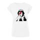 T-Shirt MERCHCODE "Merchcode Damen Ladies Lizzie Stardust T-Shirt" Gr. XXL, weiß (white) Herren Shirts T-Shirts
