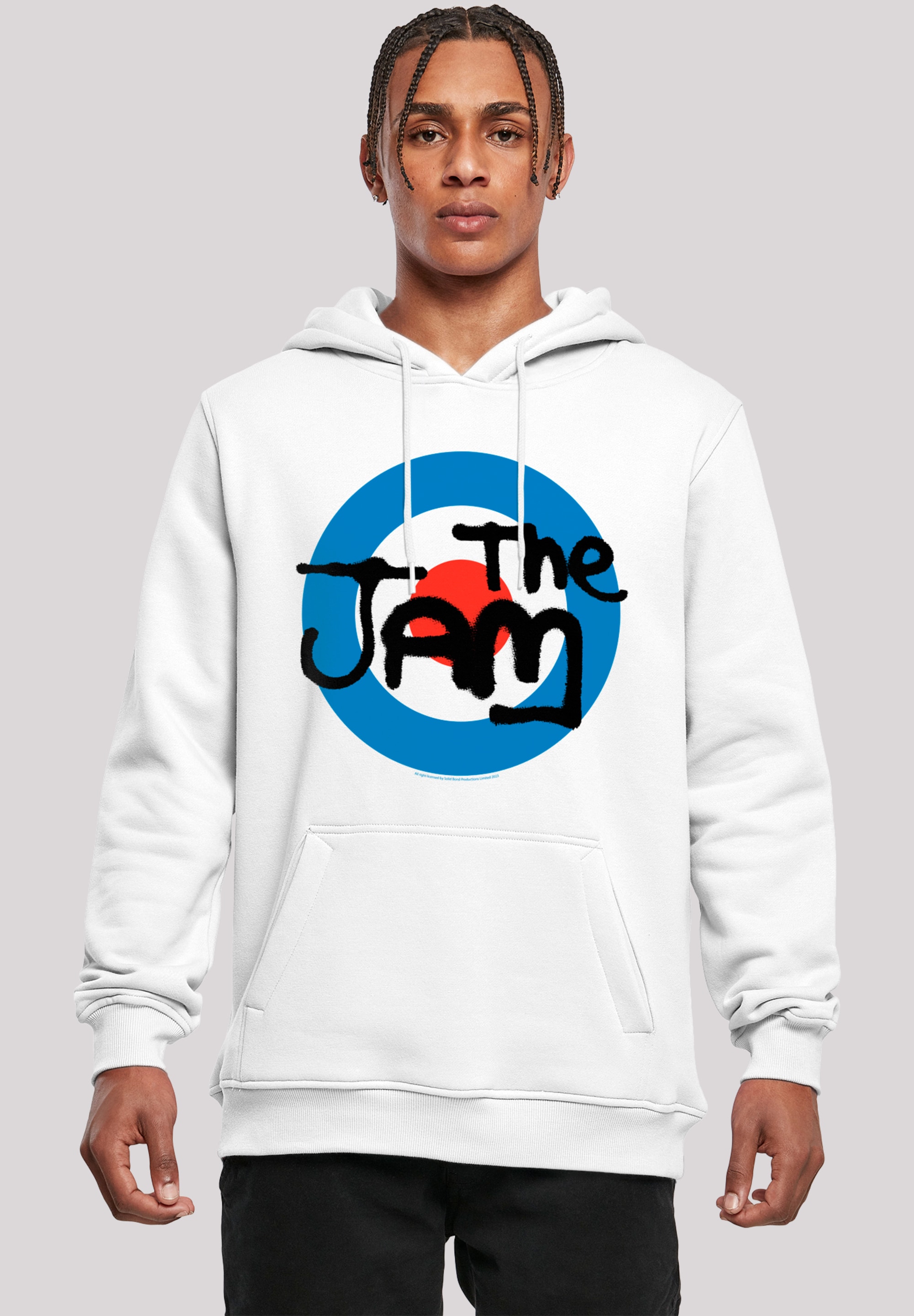 Kapuzenpullover F4NT4STIC "The Jam Band Classic Logo", Herren, Gr. 5XL, weiß, Obermaterial: 65% Baumwolle, 35% Polyester, slim fit, Pullover, Premium Qualität Image