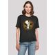 T-Shirt F4NT4STIC "Marvel Guardians Of The Galaxy Groot Star" Gr. 5XL, schwarz Damen Shirts Jersey