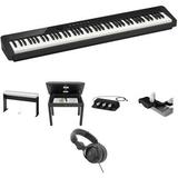 Casio Privia PX-S1100 88-Key Digital Piano with Stand, Bench, Headphones, Triple PX-S1100BK