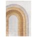 White 72 x 48 x 0.5 in Area Rug - Miss Amara Abstract Machine Made Power Loom Chenille Indoor/Outdoor Area Rug in Cream Chenille/Cotton | Wayfair