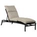 Summer Classics Aire 80.5" Long Reclining Single Chaise w/ Cushions Metal | 13.75 H x 24.75 W x 80.5 D in | Outdoor Furniture | Wayfair