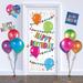 The Beistle Company Happy Birthday Door Cover in Blue/Green/Orange | 7.25 W x 0.14 D in | Wayfair 56052