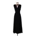 Angashion Cocktail Dress - Midi: Black Dresses - Women's Size Small