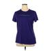 Nike Active T-Shirt: Purple Graphic Activewear - Women's Size X-Large