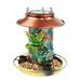 Wildon Home® Betheny Metal Decorative Bird Feeder Metal | 2.95 H x 2.95 W x 2.95 D in | Wayfair 2D826CBD93BA4EE3B06D527F59AD5D22