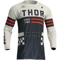 Thor Pulse Combat Youth Motocross Jersey, white-blue, Size XS