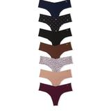 Women's Victoria's Secret 7-Pack No-Show Thong Panties