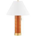 Hudson Valley Lighting Norwalk 19.25 in. Aged Brass Table Lamp