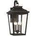 The Great Outdoors Irvington Manor 4-Light Chelesa Bronze Wall Mount