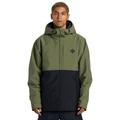 Snowboardjacke DC SHOES "Basis" Gr. S, grün (four leaf clover) Herren Jacken Snowboardjacken