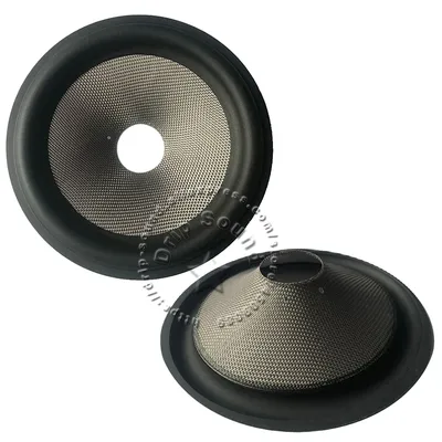 2 stücke 5 "Zoll 125mm 25,5mm Core Lautsprecher Kegel Papier Becken Woofer Woven Stoffe Becken Image