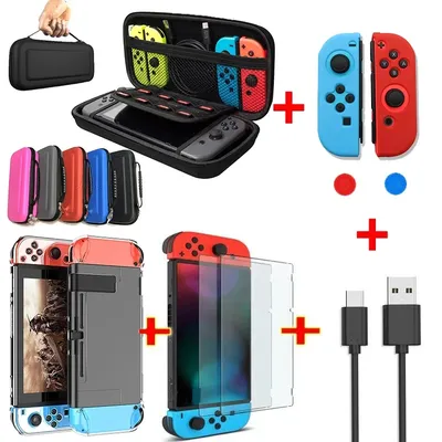 Tasche Beutel Schutz Für Nintendo Schalter Freude Con Joycon Fall Carcasa Fundas Shell Spiel Zubehör Image