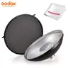 Godox AD-S3 Beauty Dish Reflektor mit Waben abdeckung für Godox Witstro Ad200 Pocket Flash Godox