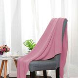 Textured Solid Breathable Sofa Throw Couch Cover Decors Knitted Blankets