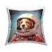 Stupell Outer Space Puppy Decorative Printed Throw Pillow Design by Roozbeh
