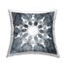 Stupell Grey Boho Fractal Decorative Printed Throw Pillow Design by Christine Zalewski