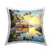 Stupell Minibus on Tropical Shore Decorative Printed Throw Pillow Design by Ray Powers