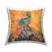 Stupell Peacock Abstract Pattern Decorative Printed Throw Pillow Design by Evelia Designs