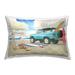 Stupell Summer Beach Scene Decorative Printed Throw Pillow Design by James Wiens