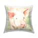 Stupell Abstract Pig Face Decorative Printed Throw Pillow Design by Victoria Barnes