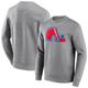 "Quebec Nordiques Fanatics Branded True Classics Vintage Graphic Crew Sweatshirt - Gris sport - Homme - Homme Taille: 3XL"