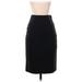 Banana Republic Casual Pencil Skirt Knee Length: Black Print Bottoms - Women's Size 00