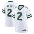 New York Jets Nike Secondary Alternate Game Jersey – Weiß – Zach Wilson – Jugend