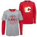 Calgary Flames 2 Way Forward 3-in-1-Kombi-T-Shirt – Jugendliche