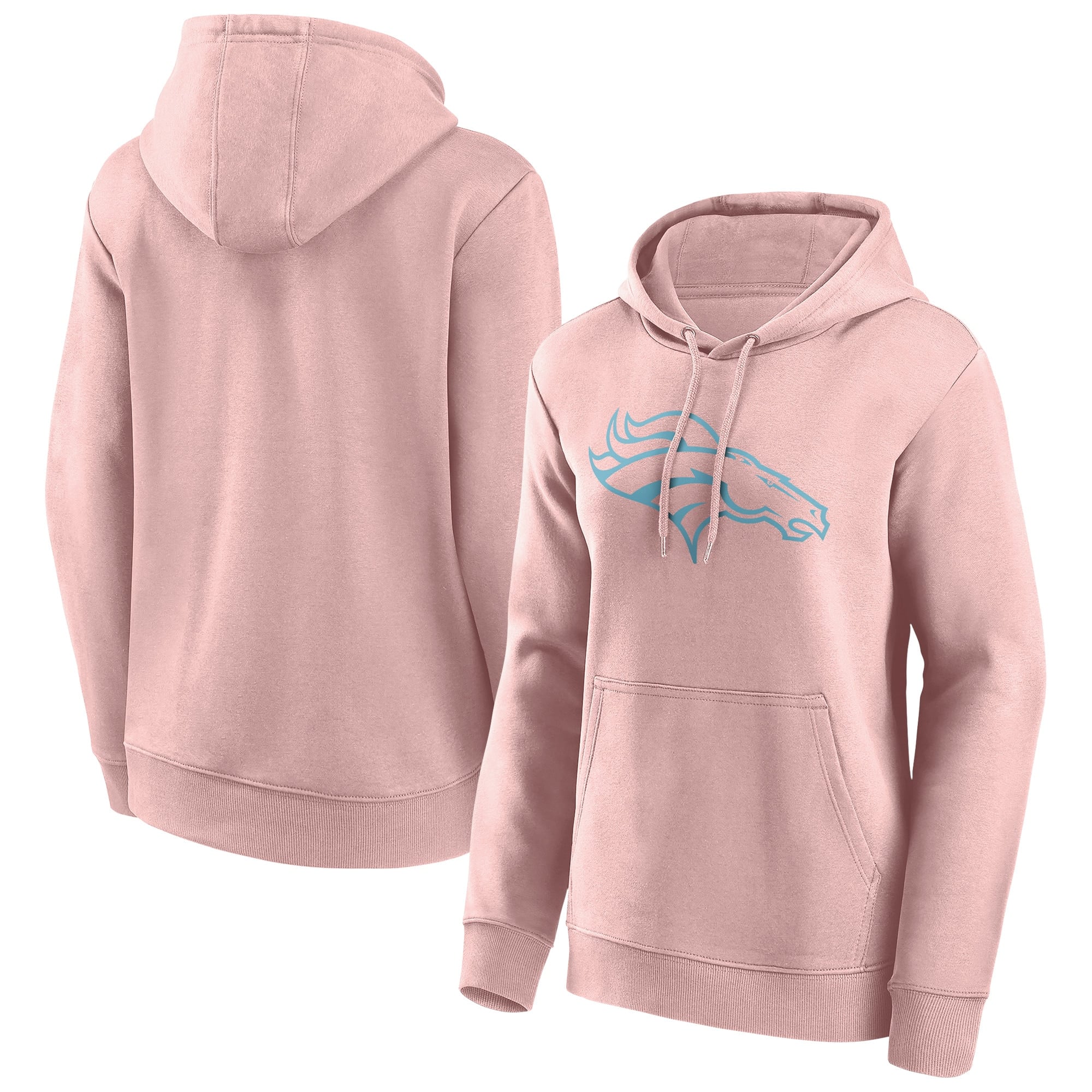 Denver Broncos Fashion Color Logo Hoodie - Damen