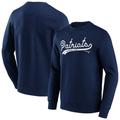 New England Patriots Rundhals-Sweatshirt mit Retro-Anhänger - Herren