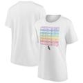 Chicago White Sox Pride Grafik T-Shirt – Weiß – Damen