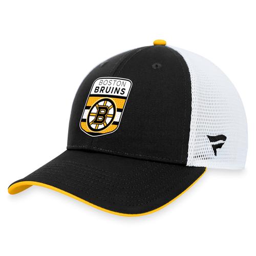 Boston Bruins Fanatics Branded Authentic Pro Draft Structured Trucker Podium Cap – Unisex