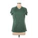 Adidas Active T-Shirt: Green Marled Activewear - Women's Size Medium