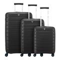 Roncato - B-Flying Neon 4 Rollen Kofferset 3-teilig Koffer & Trolleys Schwarz Herren