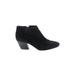 Ivanka Trump Ankle Boots: Black Print Shoes - Women's Size 6 1/2 - Almond Toe