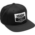 Thor Chevron 2024 Bouchon Snapback, noir-blanc