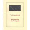 Sculpture 1966-1986. München: Fred Jahn, 1986 Sandback, Fred - Fath, Manfred [Fine] [Hardcover]